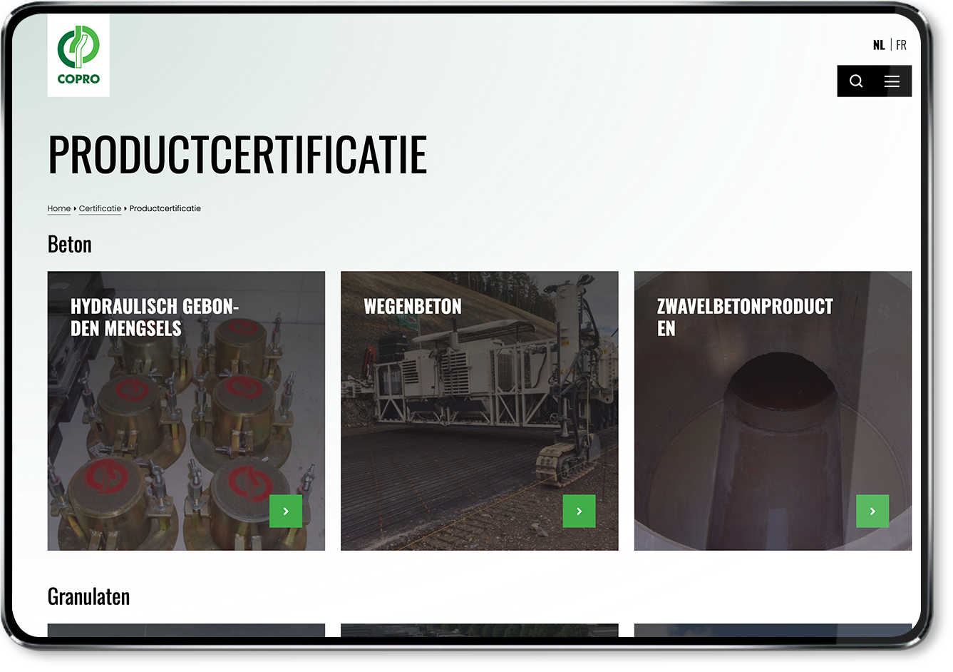 product certificatie